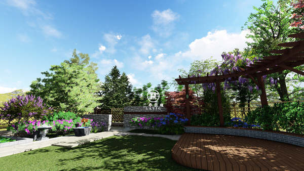 青岛花园设计-青岛缦沙半岛别墅花园设计