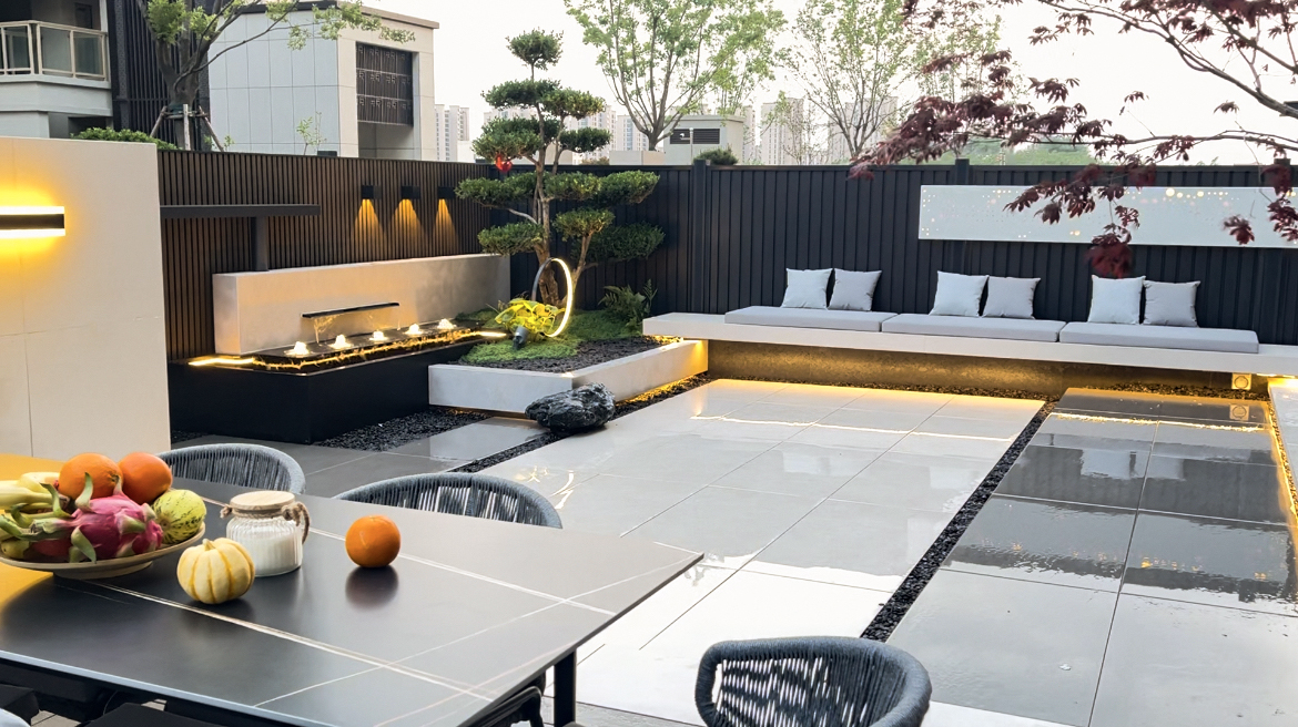 青岛庭院设计-上合院样板间设计