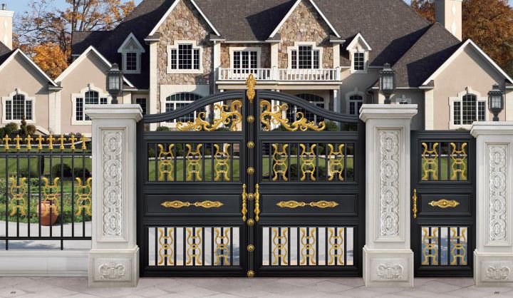 青岛庭院设计公司教你如何选择别墅庭院大门