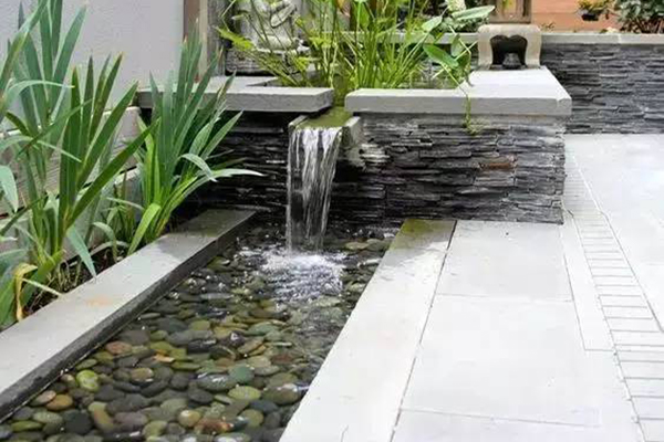 别墅景观设计：庭院水景竟可以这么美!