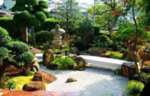 日式风格私家别墅庭院景观设计